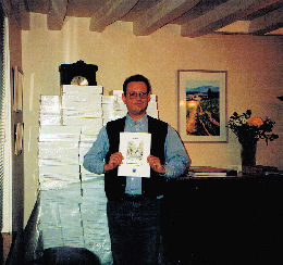 Marc Renard, livraison du premier "Sourds dans la ville", 1996